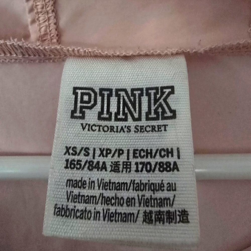 Victoria's Secret Pink Lightweight Halfzip Hoodie Windbreaker. GUC SIZE XS - Picture 2 of 3